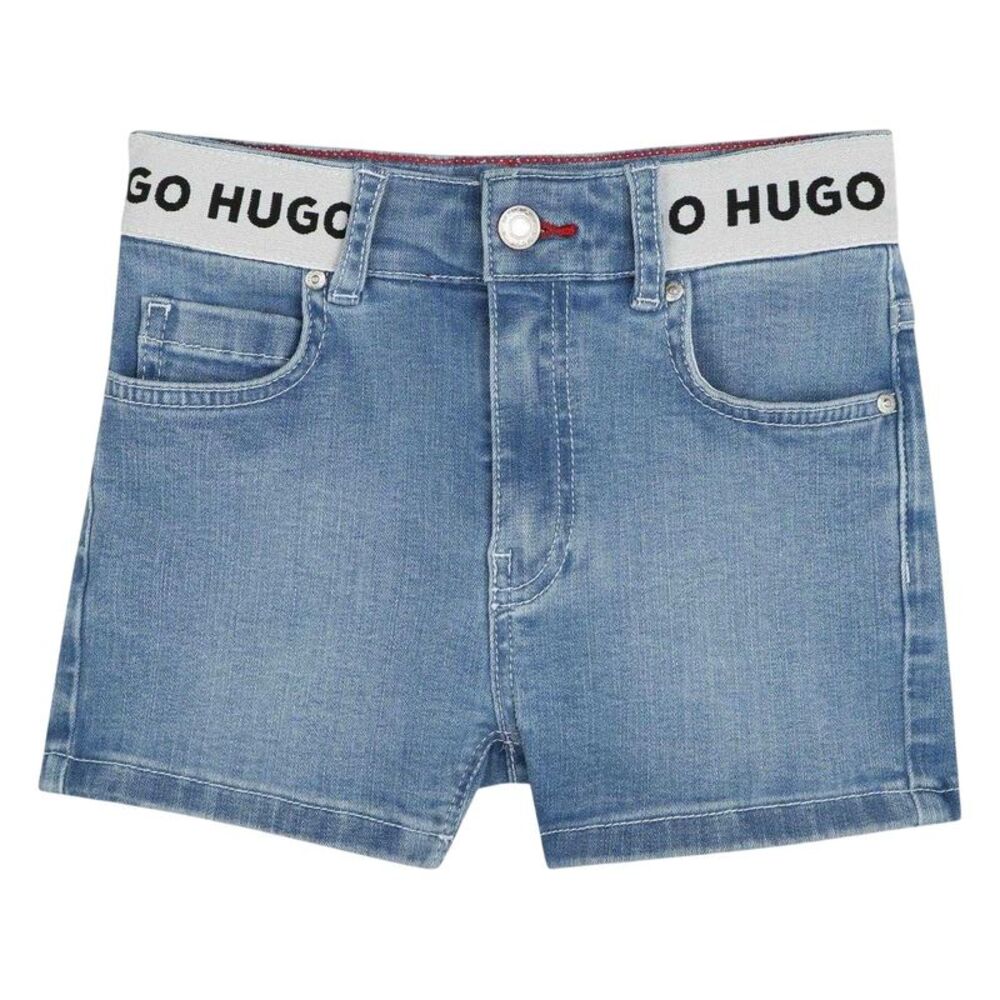 Hugo Childrens/Kids Denim Chino Shorts / Stone Wash